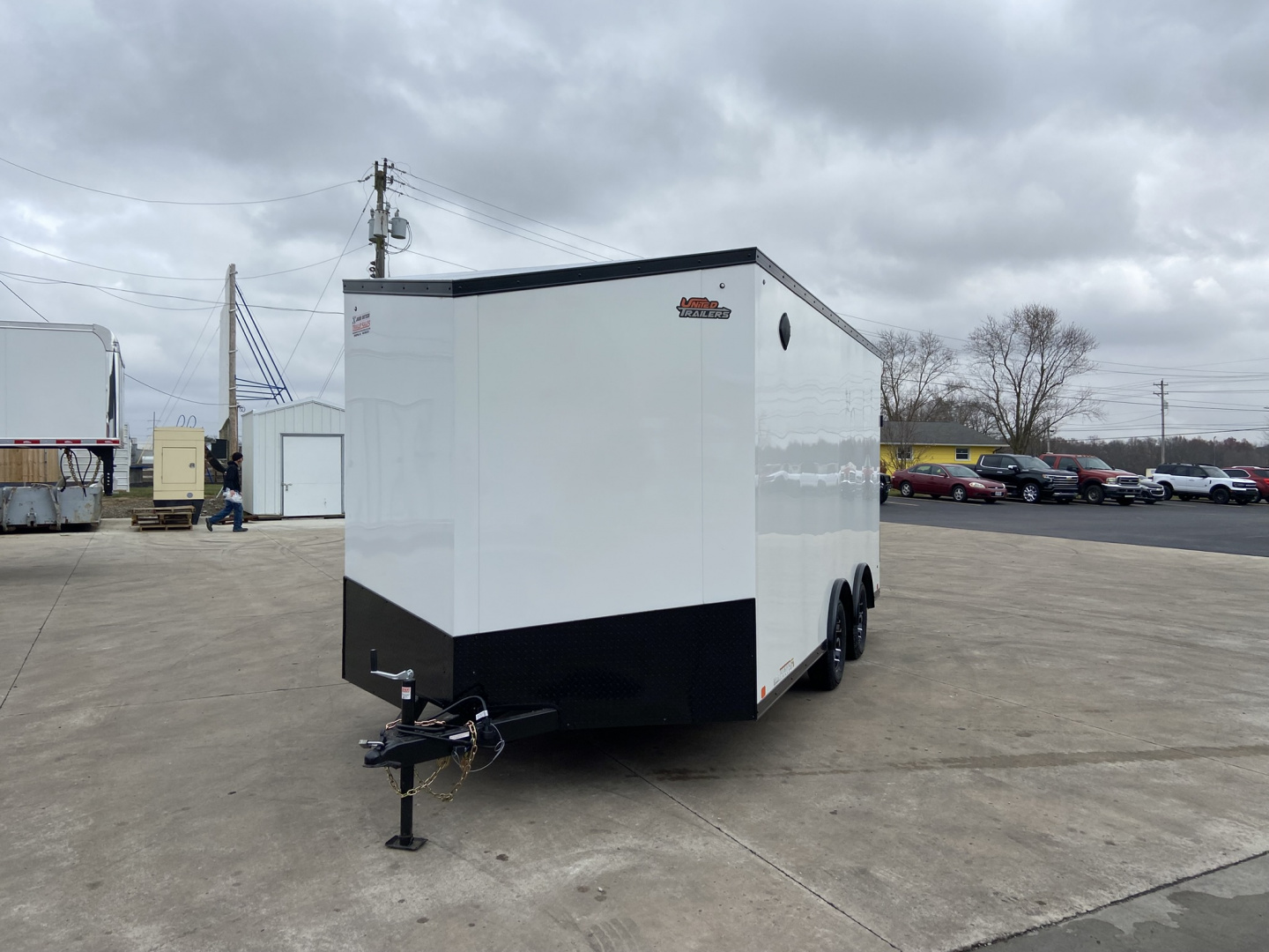New United UJ Cargo Enclosed Trailer 16'