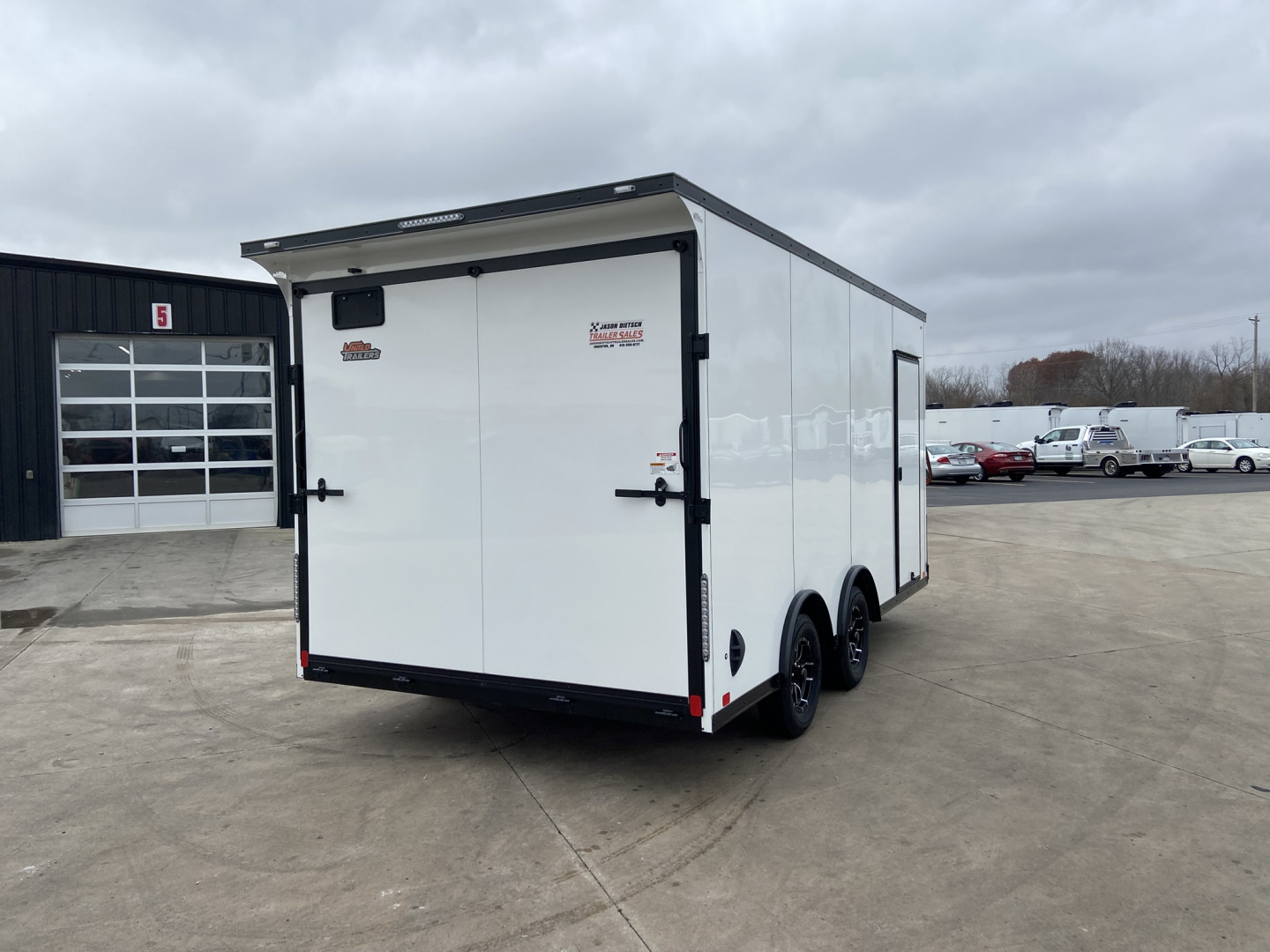 New United UJ Cargo Enclosed Trailer 16'
