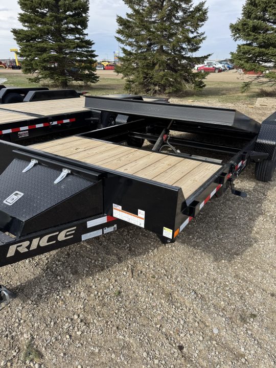 New 2026 Rice Trailers PTH20 Tilt Trailer