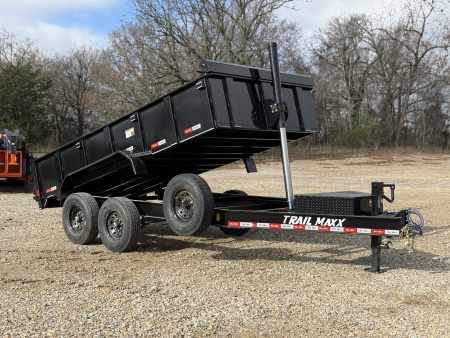 New 2025 Trail Maxx 83x14 Telescopic 14K Dump Trailer