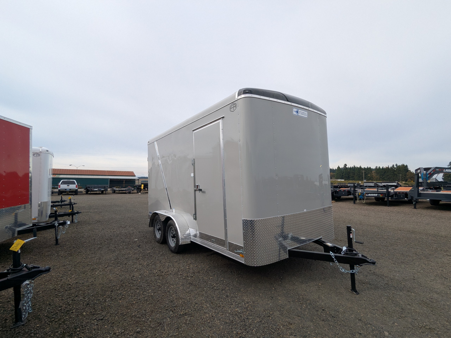 New 2026 CONTINENTAL CARGO TW7X14/7K TA2 Cargo / Enclosed Trailer PLUS 12" EXTRA HEIGHT