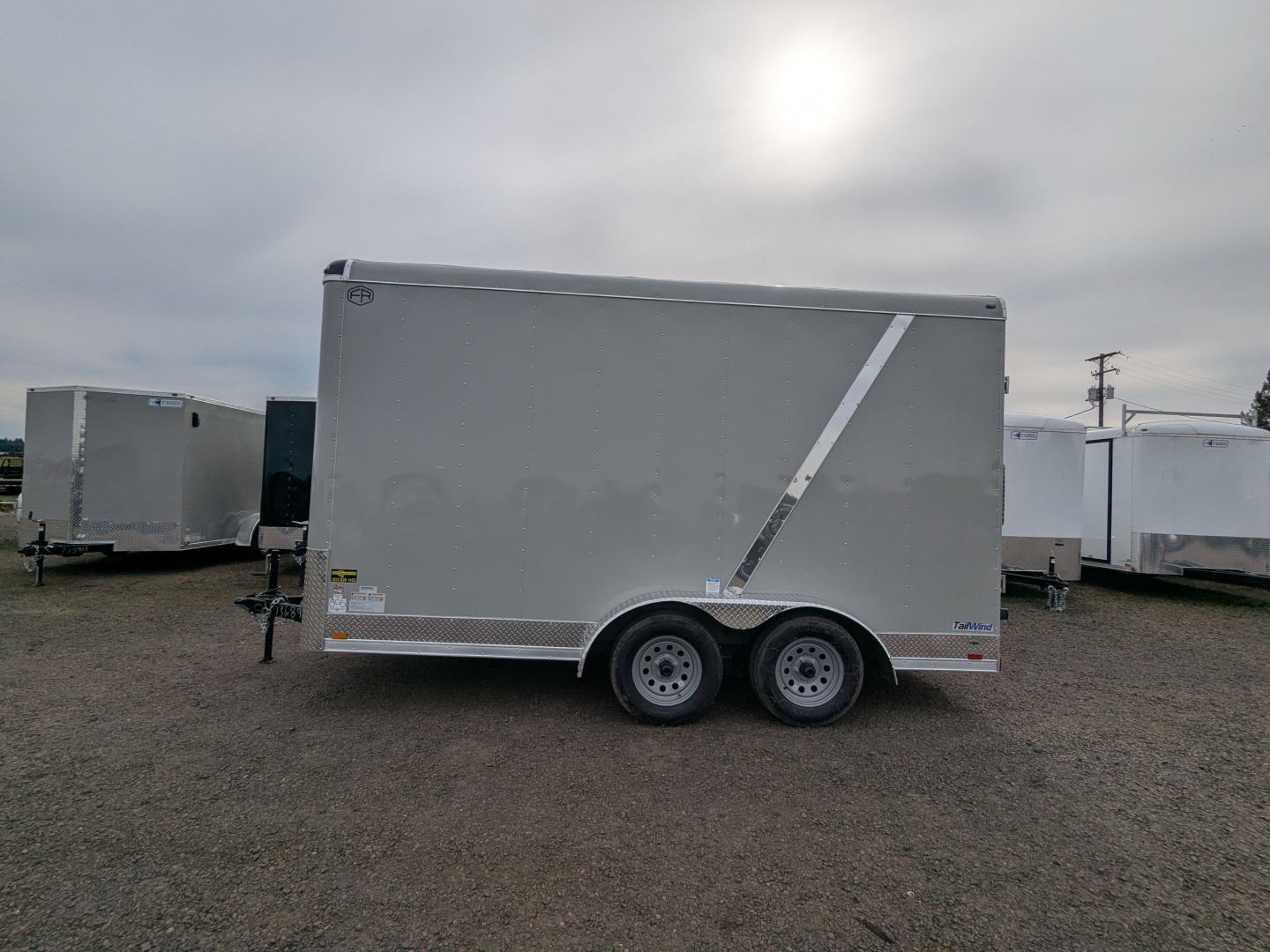 New 2026 CONTINENTAL CARGO TW7X14/7K TA2 Cargo / Enclosed Trailer PLUS 12" EXTRA HEIGHT