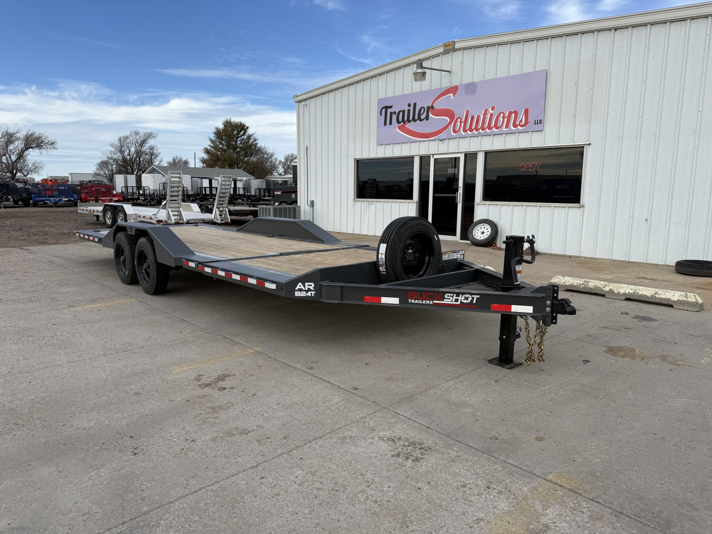 New 2026 Buckshot MFG 24' x 102" AR Tilt Trailer With 8000LB Torsion Axles Tilt Trailer