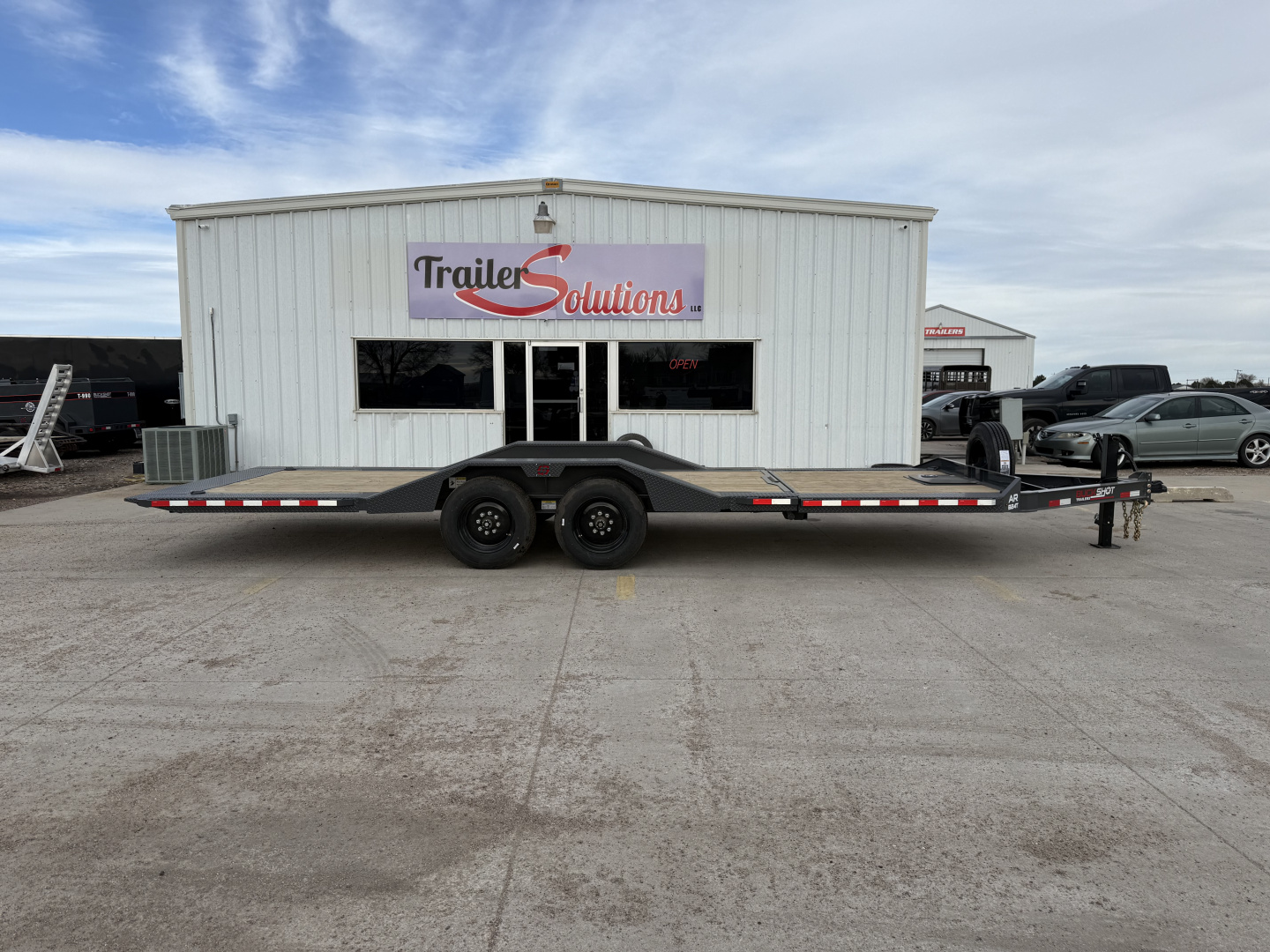 New 2026 Buckshot MFG 24' x 102" AR Tilt Trailer With 8000LB Torsion Axles Tilt Trailer