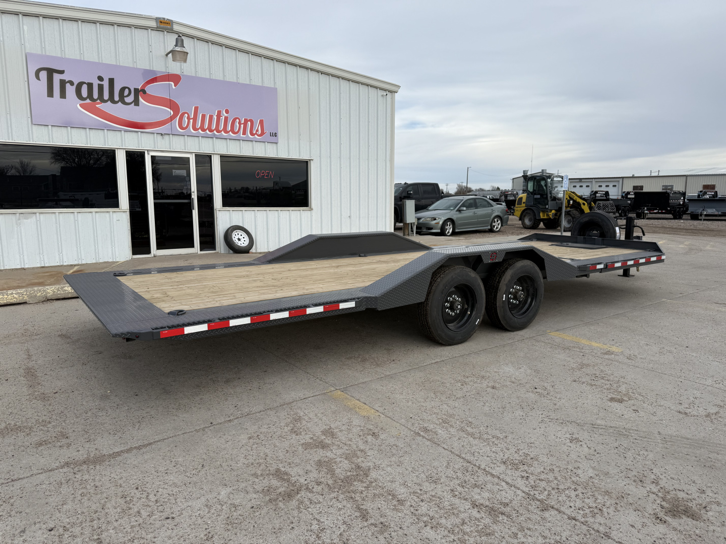 New 2026 Buckshot MFG 24' x 102" AR Tilt Trailer With 8000LB Torsion Axles Tilt Trailer