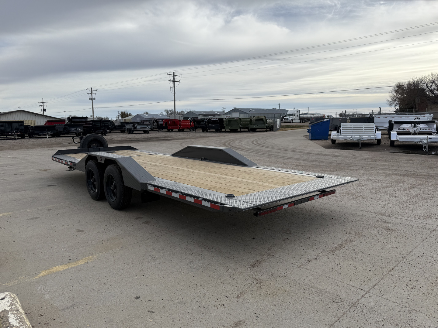 New 2026 Buckshot MFG 24' x 102" AR Tilt Trailer With 8000LB Torsion Axles Tilt Trailer