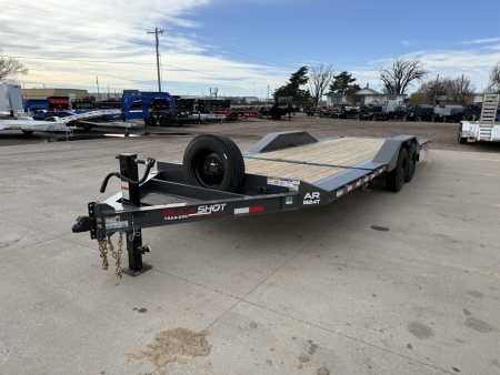 New 2026 Buckshot MFG 24' x 102" AR Tilt Trailer With 8000LB Torsion Axles Tilt Trailer