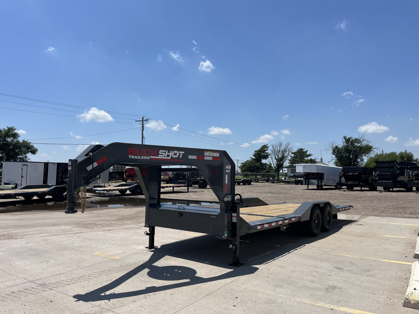 New 2026 Buckshot MFG AR Tilt Trailer With 7000LB Torsion Axles Tilt Trailer