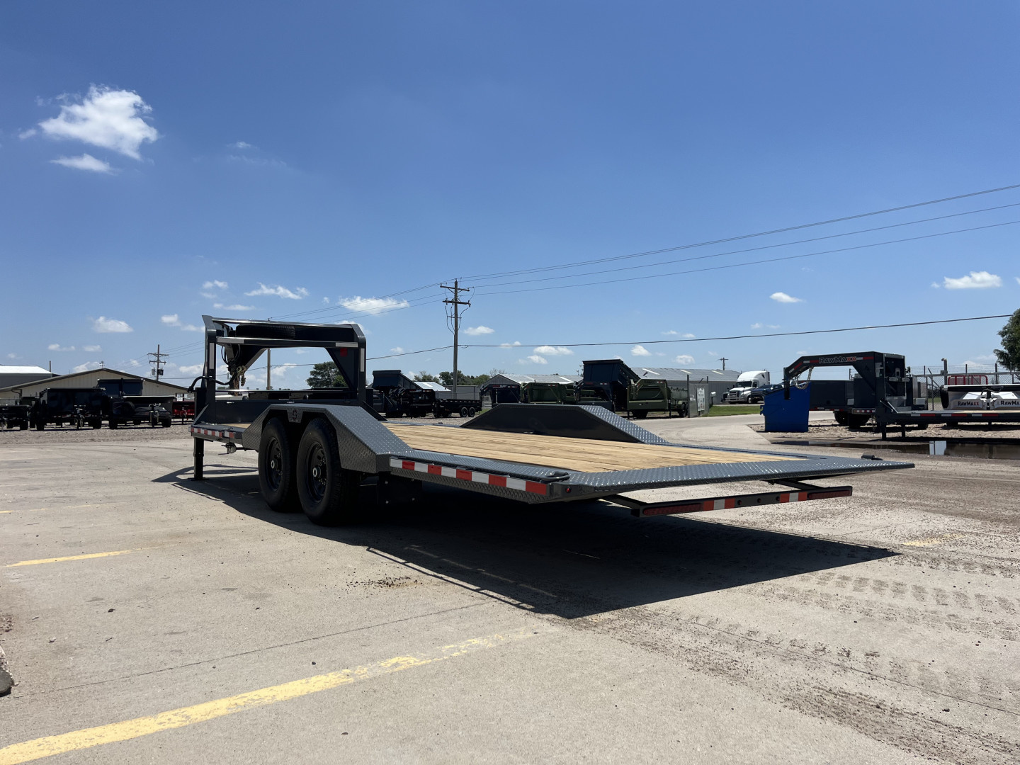 New 2026 Buckshot MFG AR Tilt Trailer With 7000LB Torsion Axles Tilt Trailer