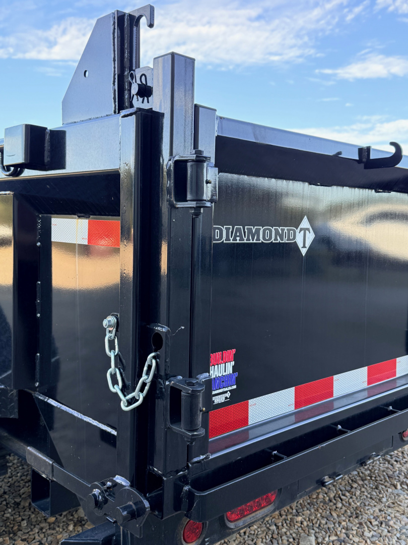 New 2026 Diamond T 83in x 14ft GVWR 14K Lo Pro Dump Trailer