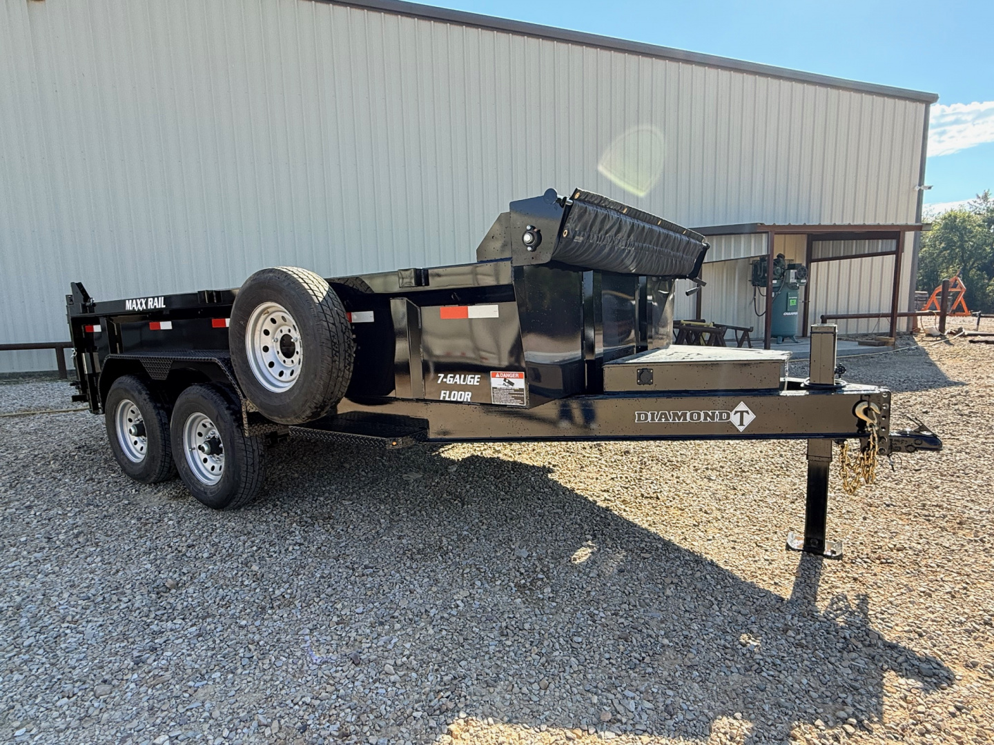 New 2026 Diamond T 83in x 14ft GVWR 14K Lo Pro Dump Trailer