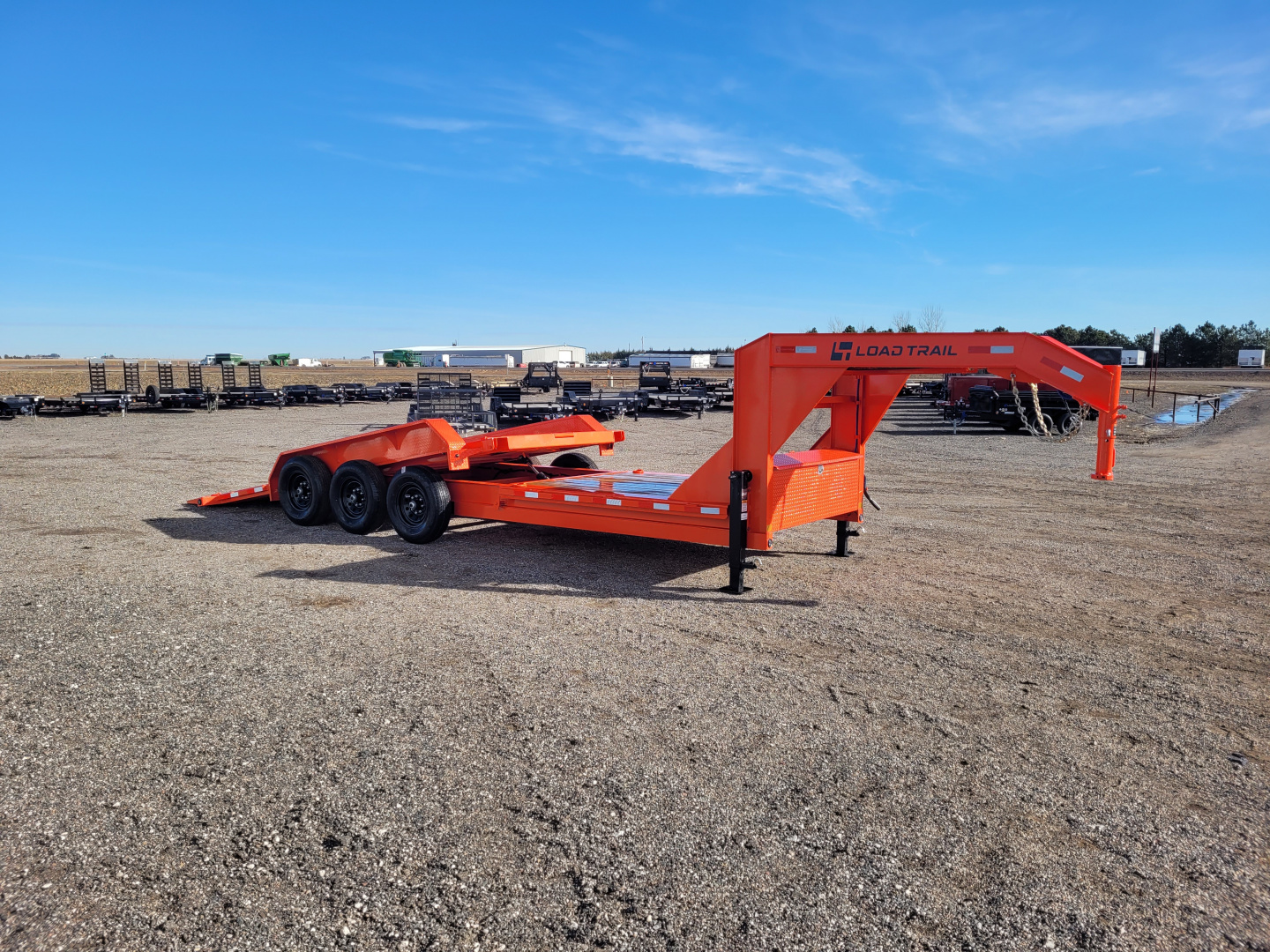 New 2026 Load Trail 83"x24' Gooseneck Triple Axle Tilt Trailer