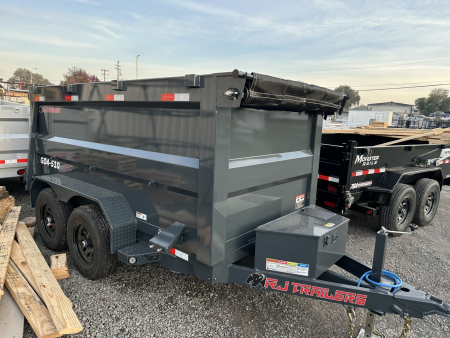 New 2026 R & J Trailers Inc D4-5X10 25 Dump Trailer