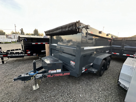 New 2026 R & J Trailers Inc D4-6X10 25 Dump Trailer