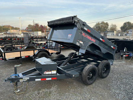 New 2026 R & J Trailers Inc D2-5X8 23 Dump Trailer