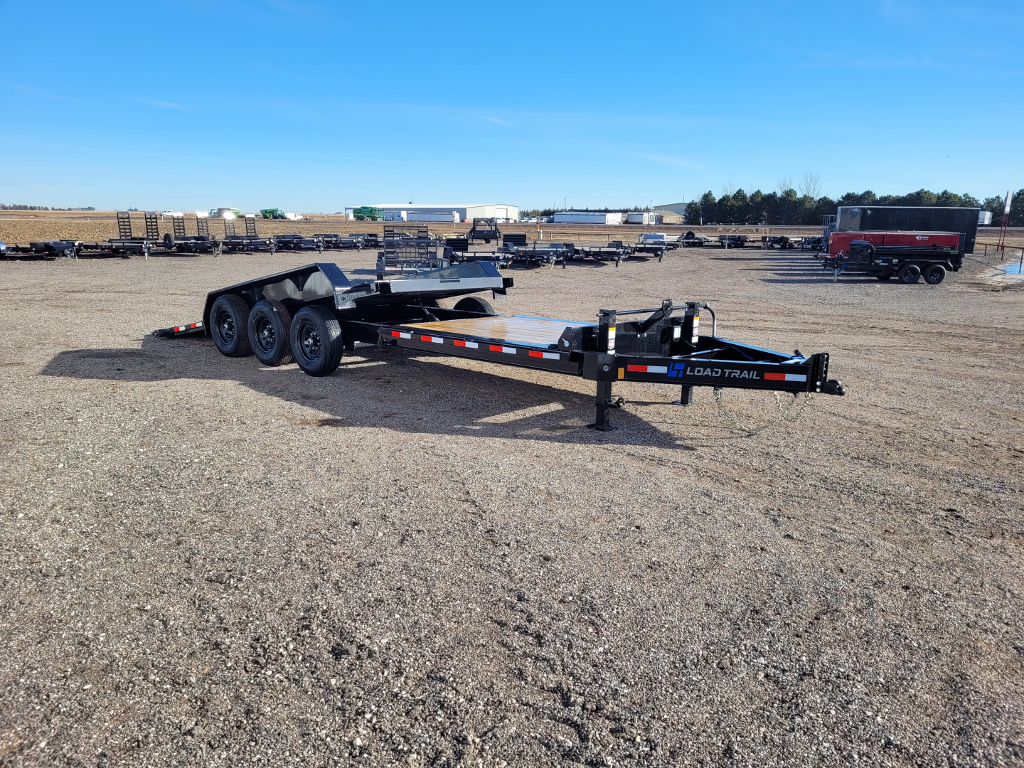 New 2026 Load Trail 83"x24' BP Triple Axle Tilt Trailer