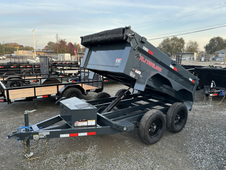 New 2026 R & J Trailers Inc D2-5X8 23 Dump Trailer