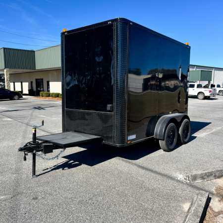 New 6X10TA Black Splicing Trailer