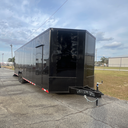 New 8.5X32TA5 Black Car Hauler Trailer