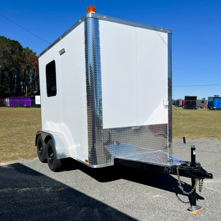 New 7X12TA Black Splicing Trailer