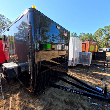 New 7X12TA Black Splicing Trailer