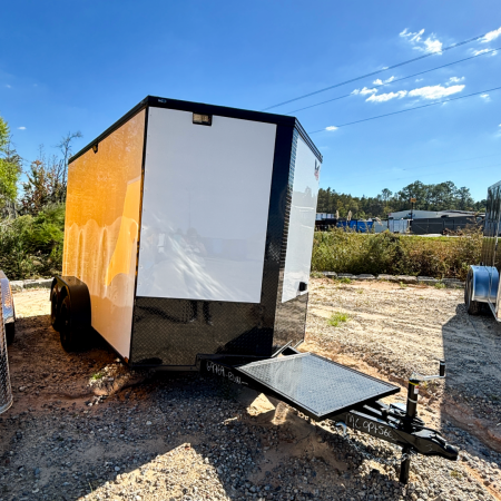 New 7X12TA White Splicing Trailer
