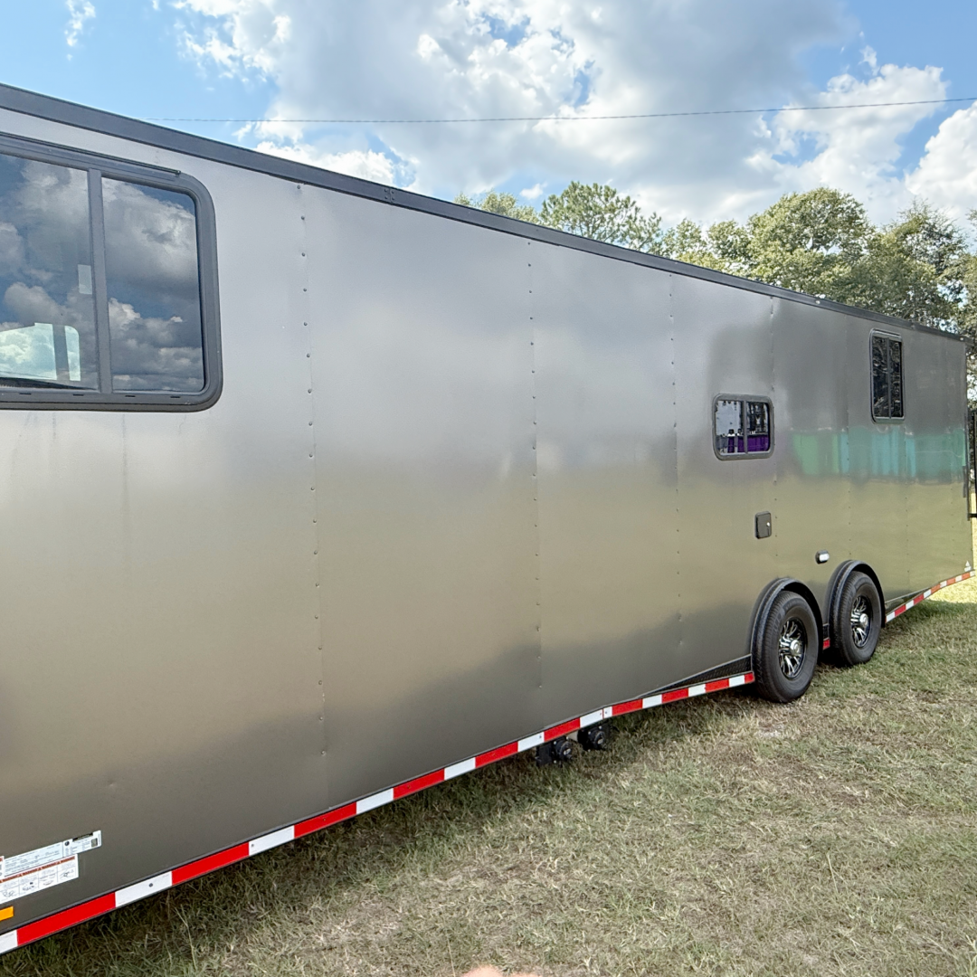 New 8.5X30TA Charcoal Race Ready Trailer