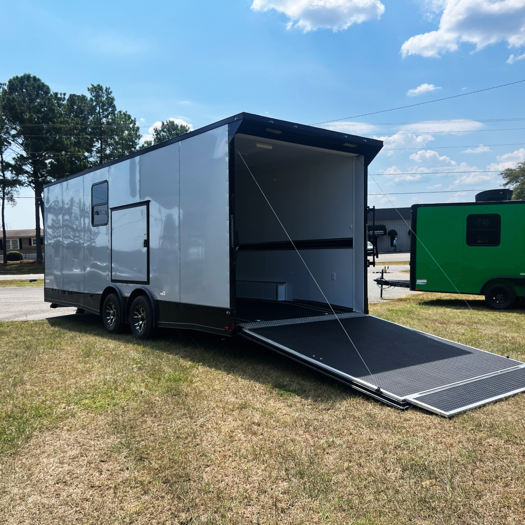 New 8.5X24TA3 Silver Frost Race Ready Trailer