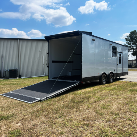 New 8.5X24TA3 Silver Frost Race Ready Trailer