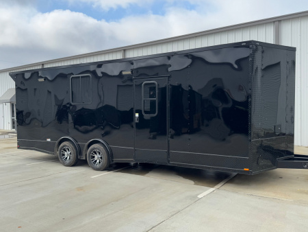New 8.5X24TA Black Race Ready Trailer