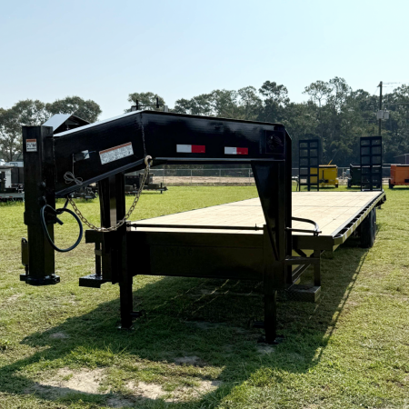 New 8.5X40TA Gooseneck Deck over Utility Trailer
