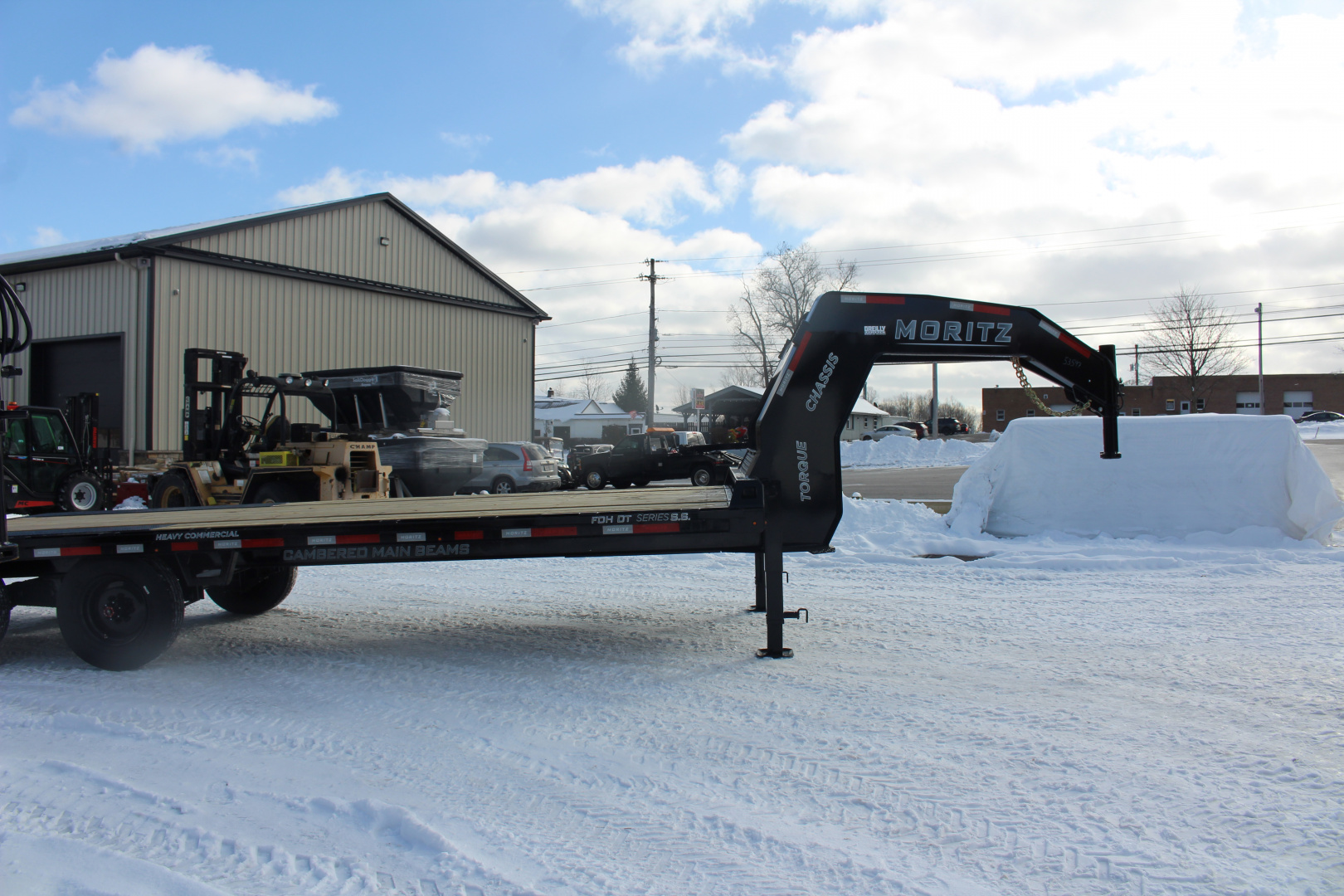 New 2026 MORITZ INTERNATIONAL FDGH DT 8.5' x 20+5' 25900 S.S. Deckover Trailer - 25,900 GVW