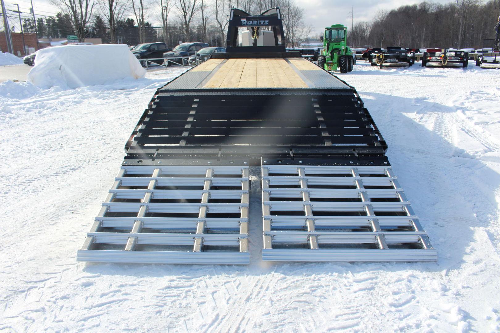 New 2026 MORITZ INTERNATIONAL FDGH DT 8.5' x 20+5' 25900 S.S. Deckover Trailer - 25,900 GVW