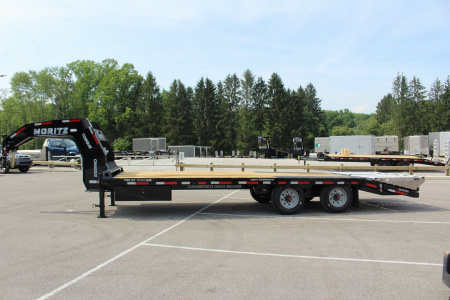 New 2026 MORITZ INTERNATIONAL FDGH DT 8.5' x 20+5' 25900 S.S. Deckover Trailer - 25,900 GVW