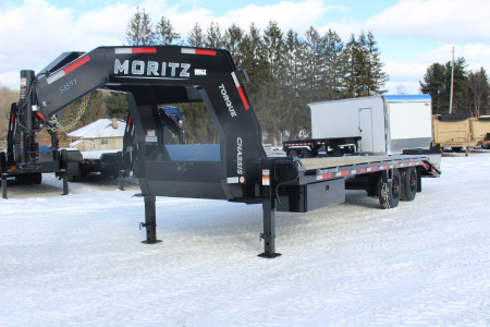 New 2026 MORITZ INTERNATIONAL FDGH DT 8.5' x 20+5' 25900 S.S. Deckover Trailer - 25,900 GVW