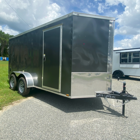 New 6X14TA Charcoal Standard Trailer