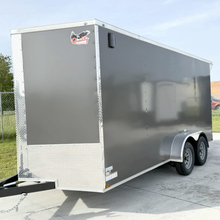 New 7X16TA Charcoal Standard Trailer