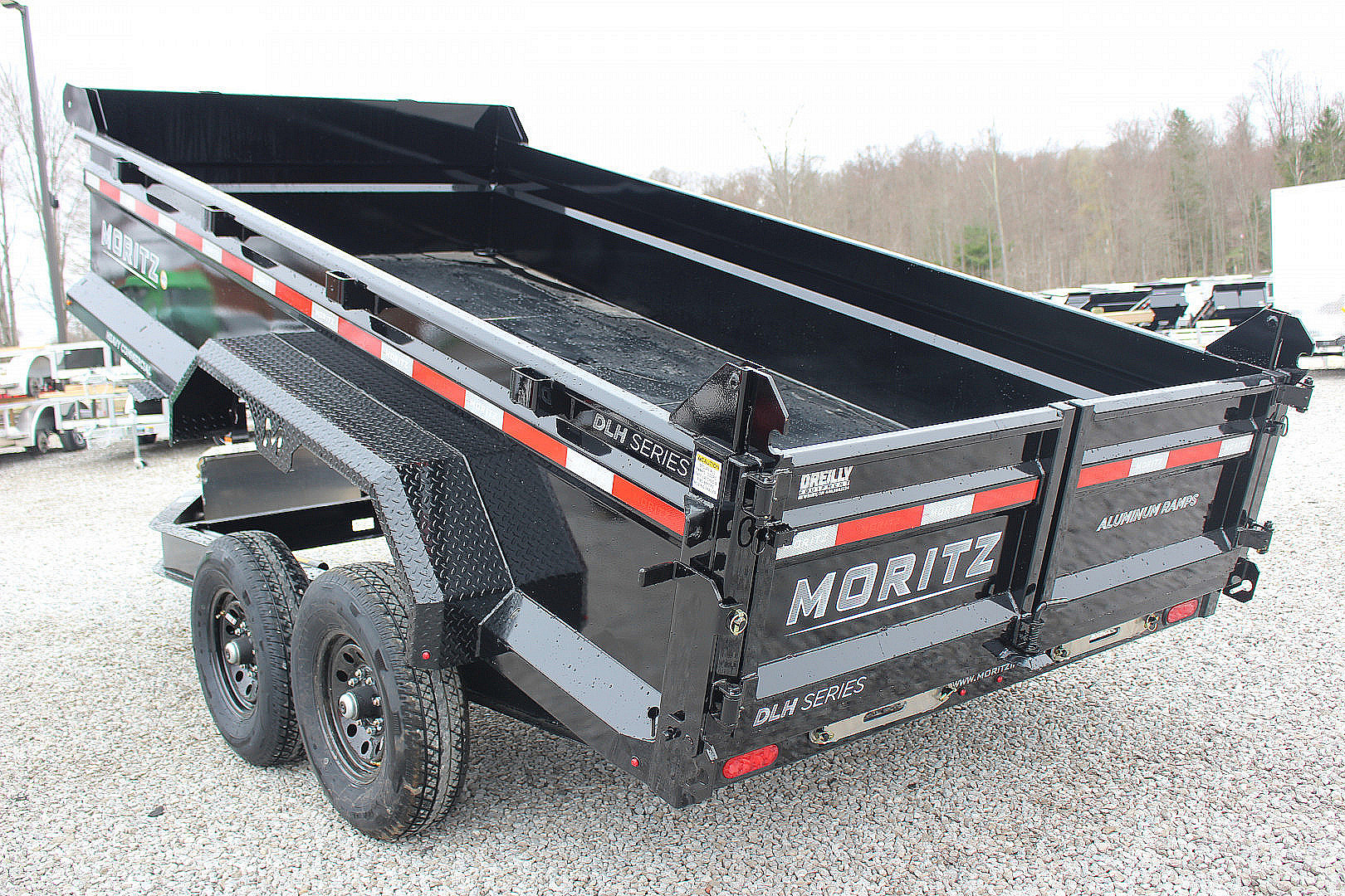 New 2026 Moritz 6' 10" x 14' Heavy Commercial DLH Series Dump Trailer - 14000# GVW