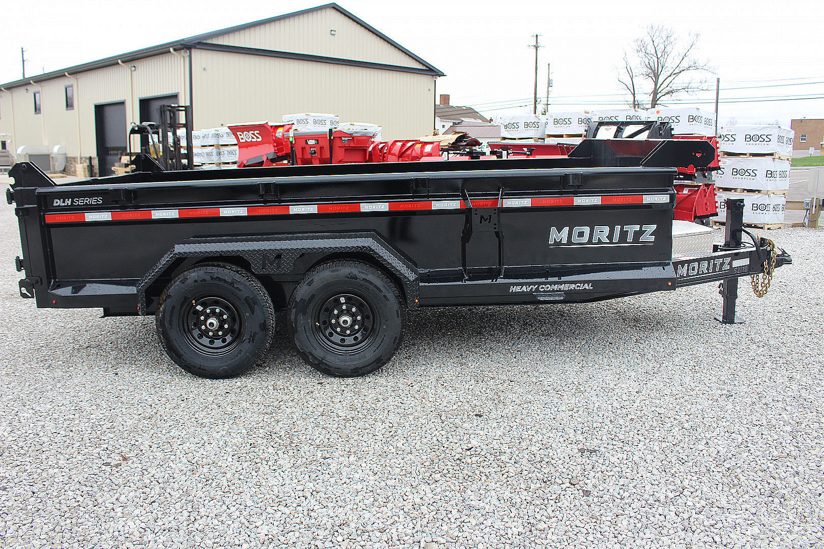 New 2026 Moritz 6' 10" x 14' Heavy Commercial DLH Series Dump Trailer - 14000# GVW