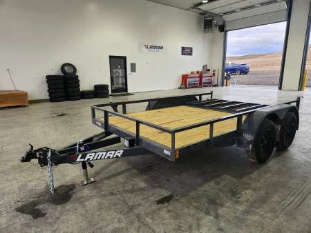 New 2026 Lamar 12' Utility Trailer 7K