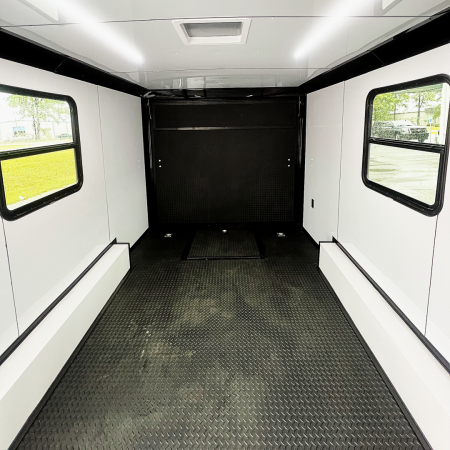 New 8.5X20TA White Race Ready Trailer