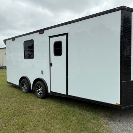 New 8.5X20TA White Race Ready Trailer