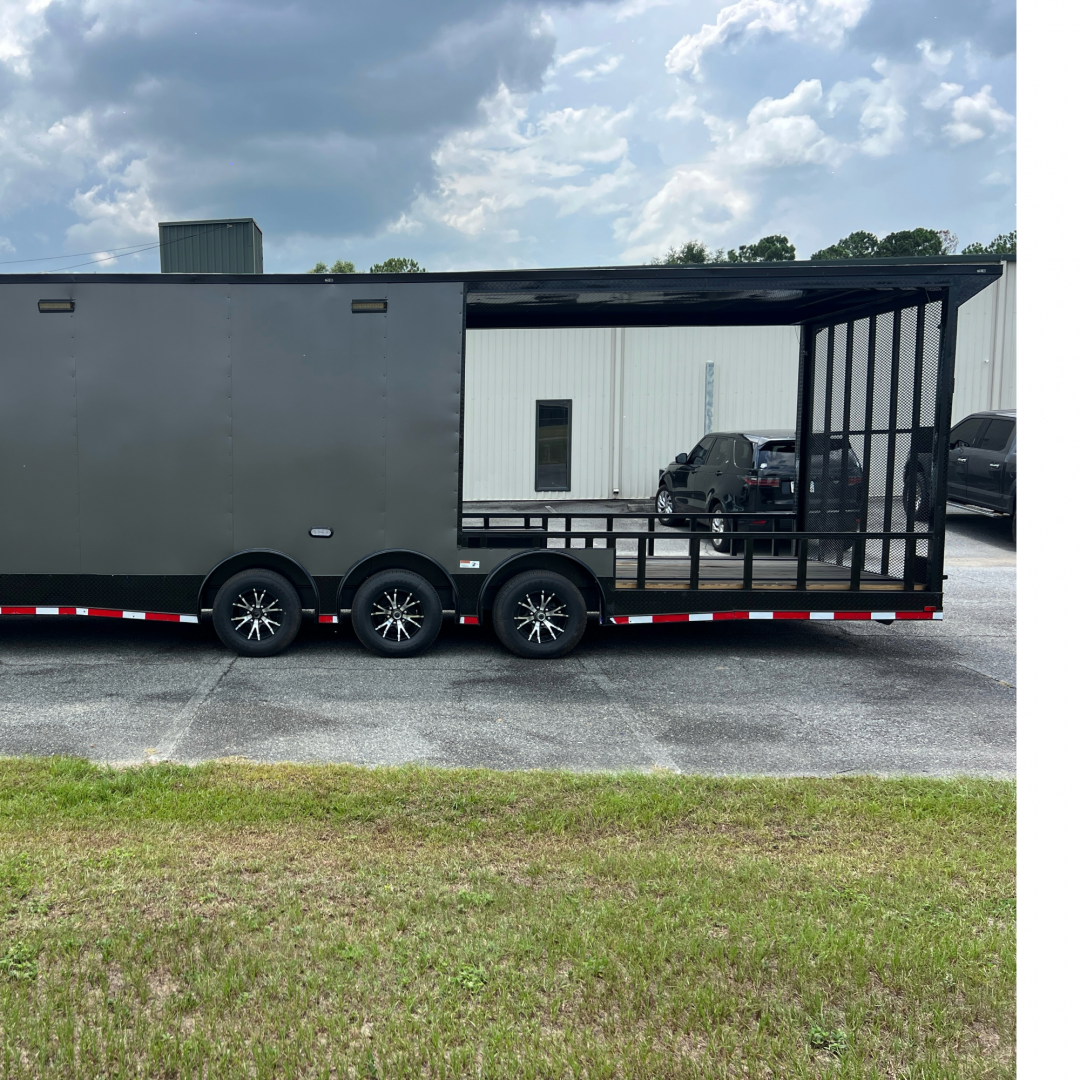 New 8.5X34TTA3 Charcoal Hybrid Trailer