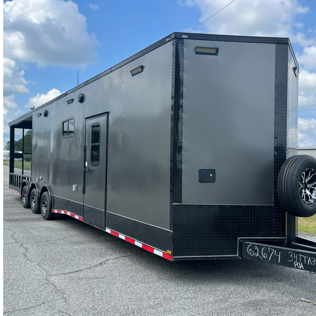 New 8.5X34TTA3 Charcoal Hybrid Trailer