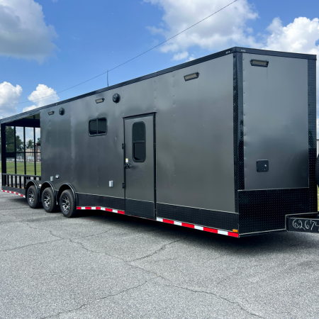 New 8.5X34TTA3 Charcoal Hybrid Trailer