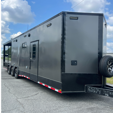 New 8.5X34TTA3 Charcoal Hybrid Trailer