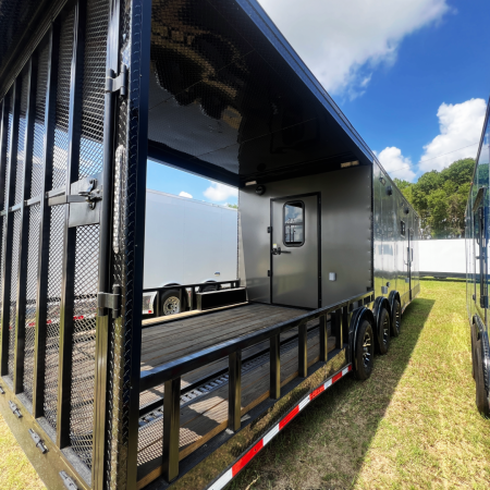 New 8.5X34TTA3 Charcoal Hybrid Trailer