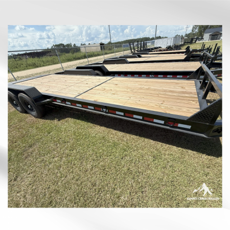 New 7X24TA Black Utility Trailer