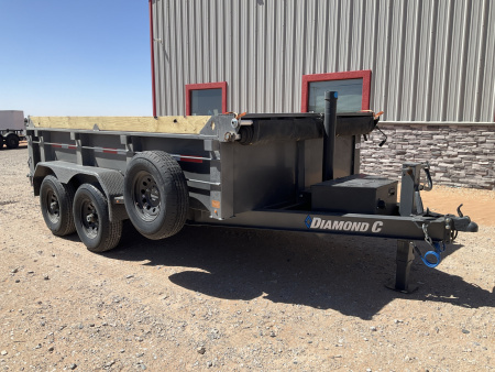 New 2026 Diamond C 77"x12' BP General Duty Telescopic Dump w/ 32" Sides - MDT206 Pacesetter Edition