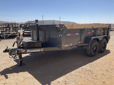 New 2026 Diamond C 77"x12' BP General Duty Telescopic Dump w/ 32" Sides - MDT206 Pacesetter Edition